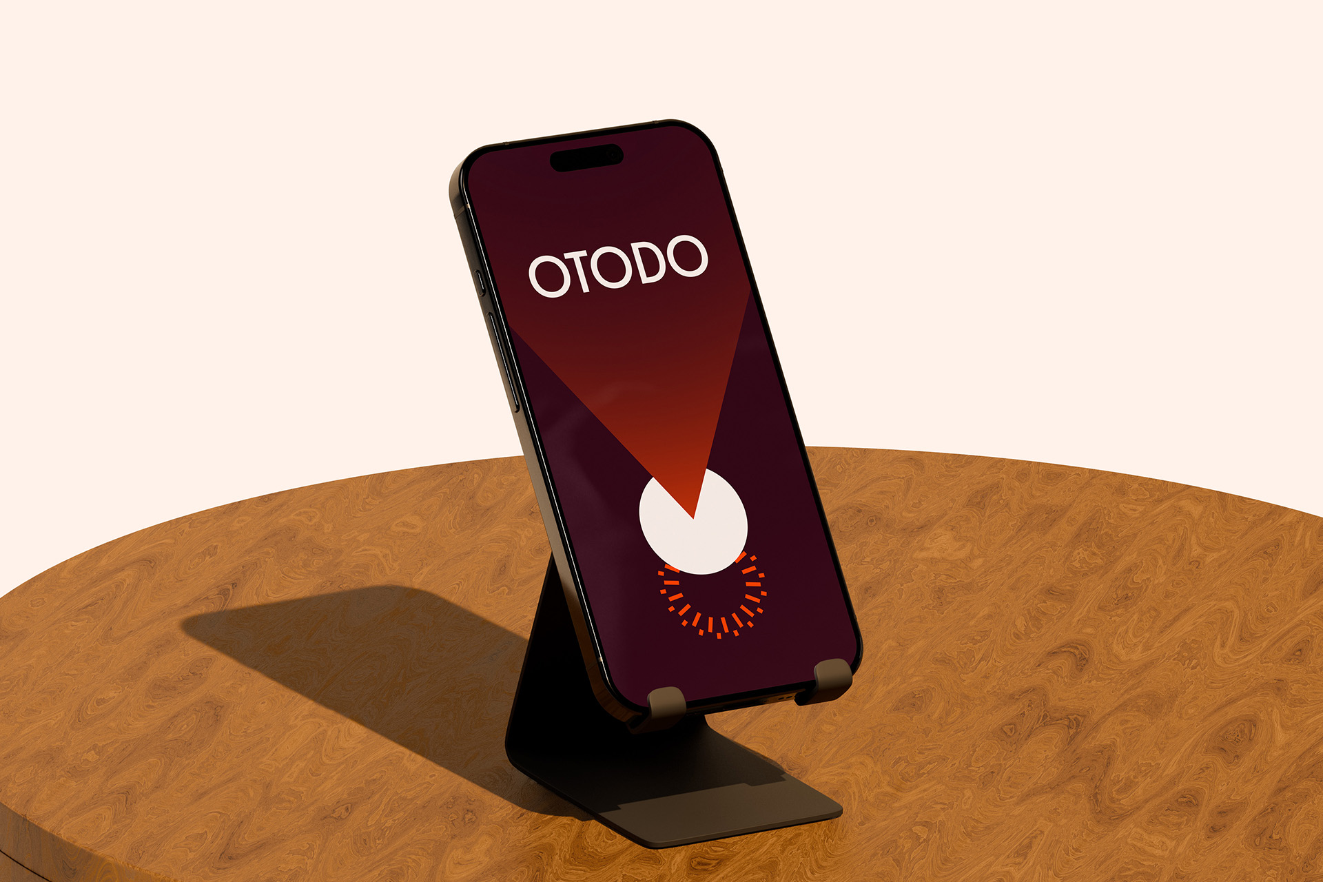 Otodo 品牌咨詢公司logo設(shè)計(jì)vi形象設(shè)計(jì)橙色線條光芒元素