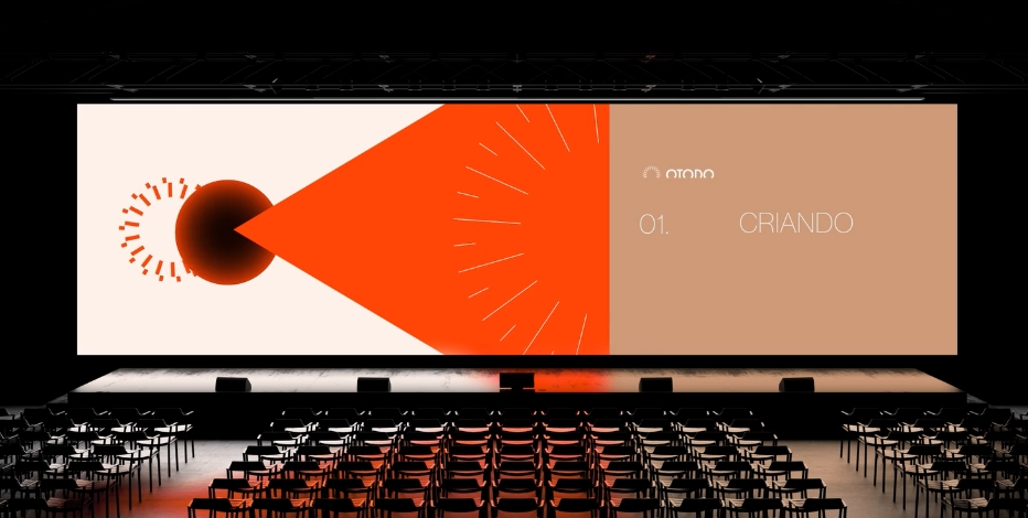 Otodo 品牌咨詢公司logo設(shè)計(jì)vi形象設(shè)計(jì)橙色線條光芒元素