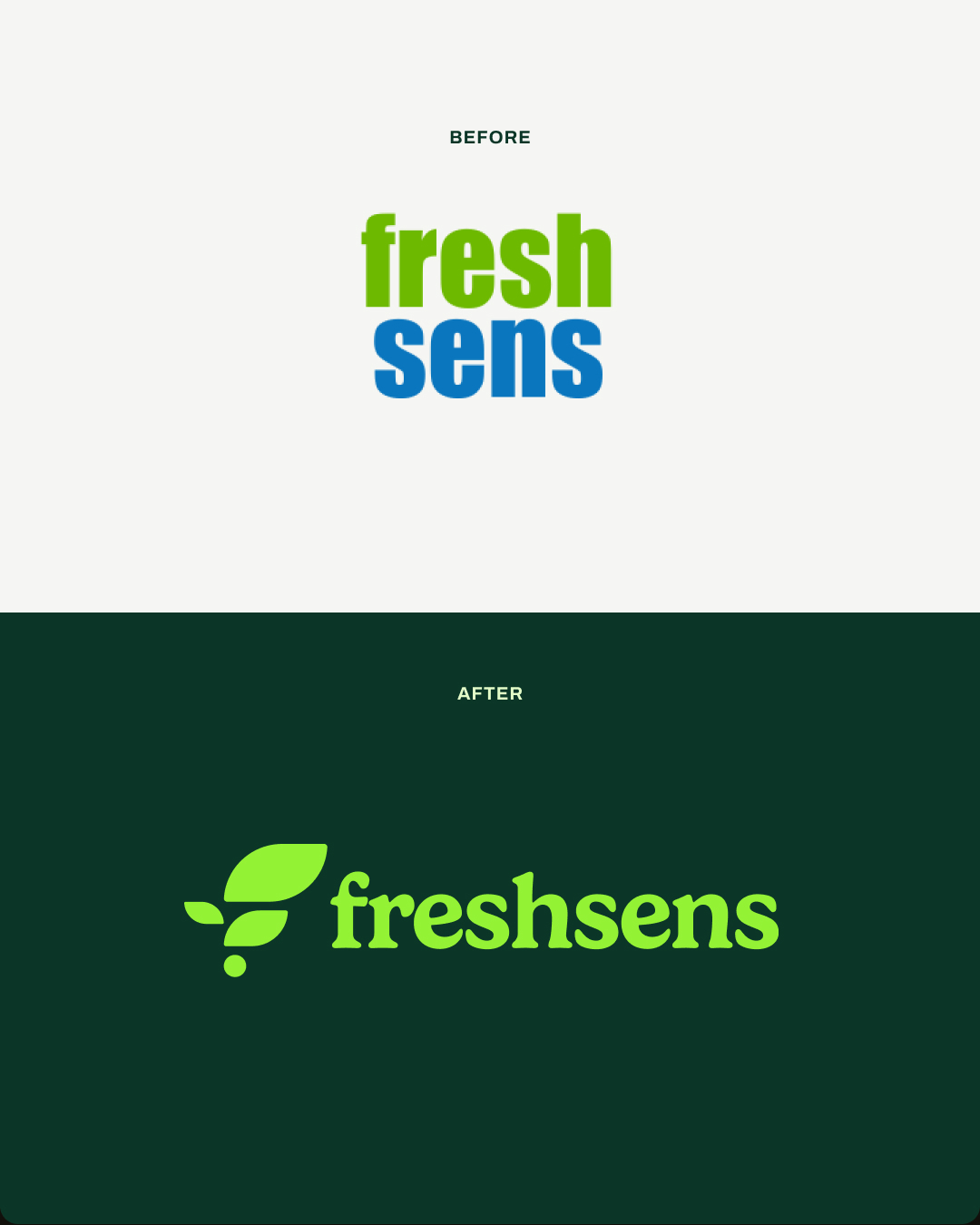 FreshSens農(nóng)業(yè)科技公司logo設(shè)計葉子元素 FreshSens農(nóng)業(yè)科技公司logo設(shè)計葉子元素