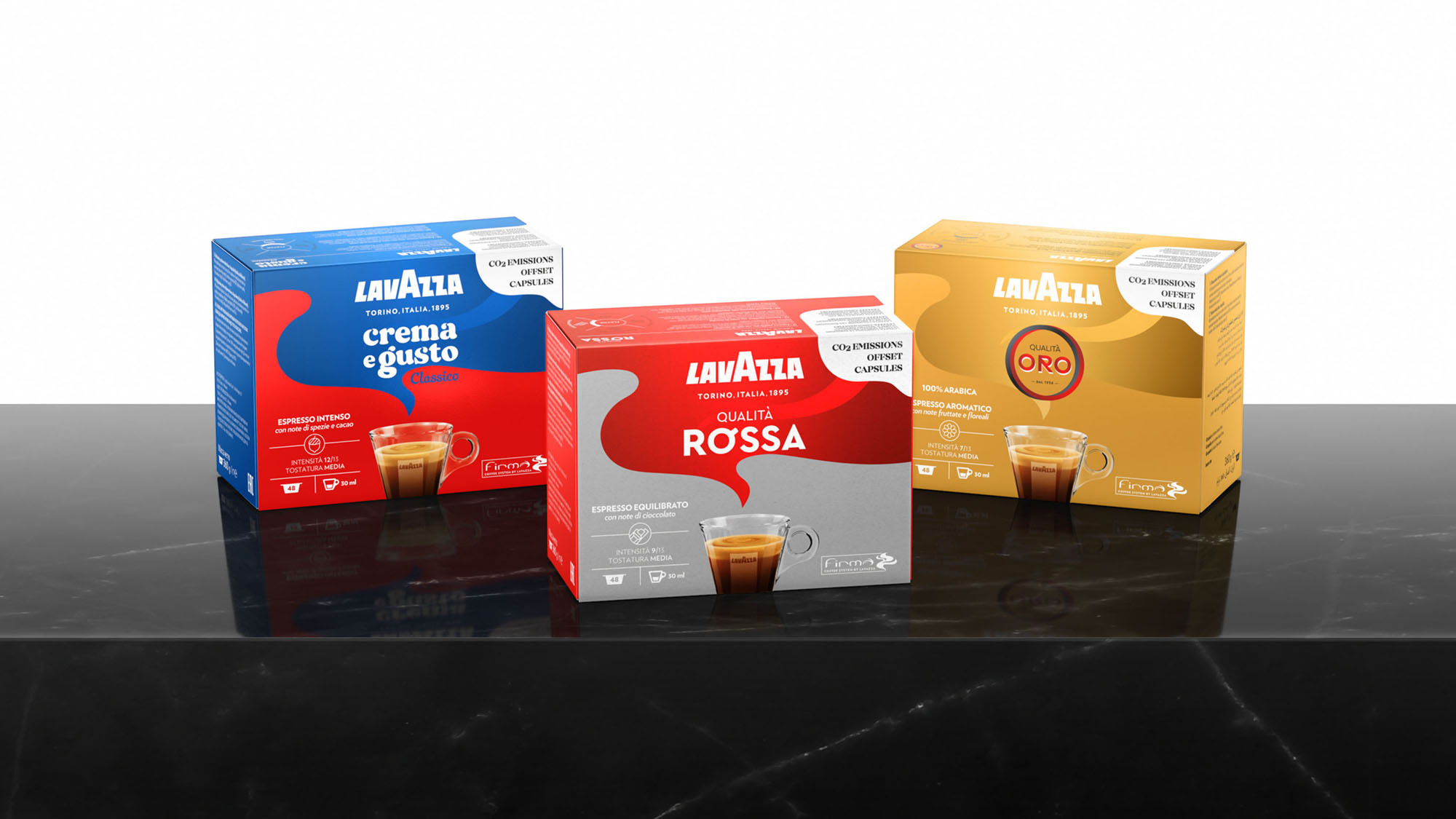 Lavazza Blue 膠囊咖啡包裝設計 Lavazza Blue 膠囊咖啡包裝設計