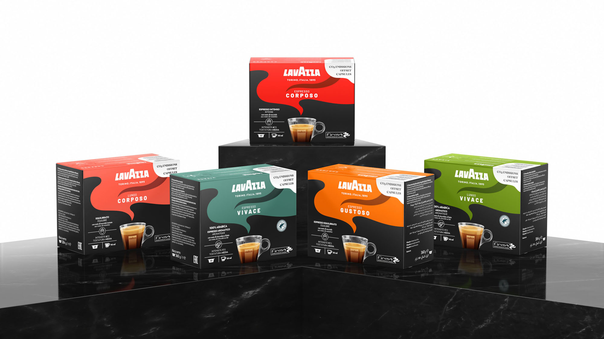 Lavazza Blue 膠囊咖啡包裝設計 Lavazza Blue 膠囊咖啡包裝設計