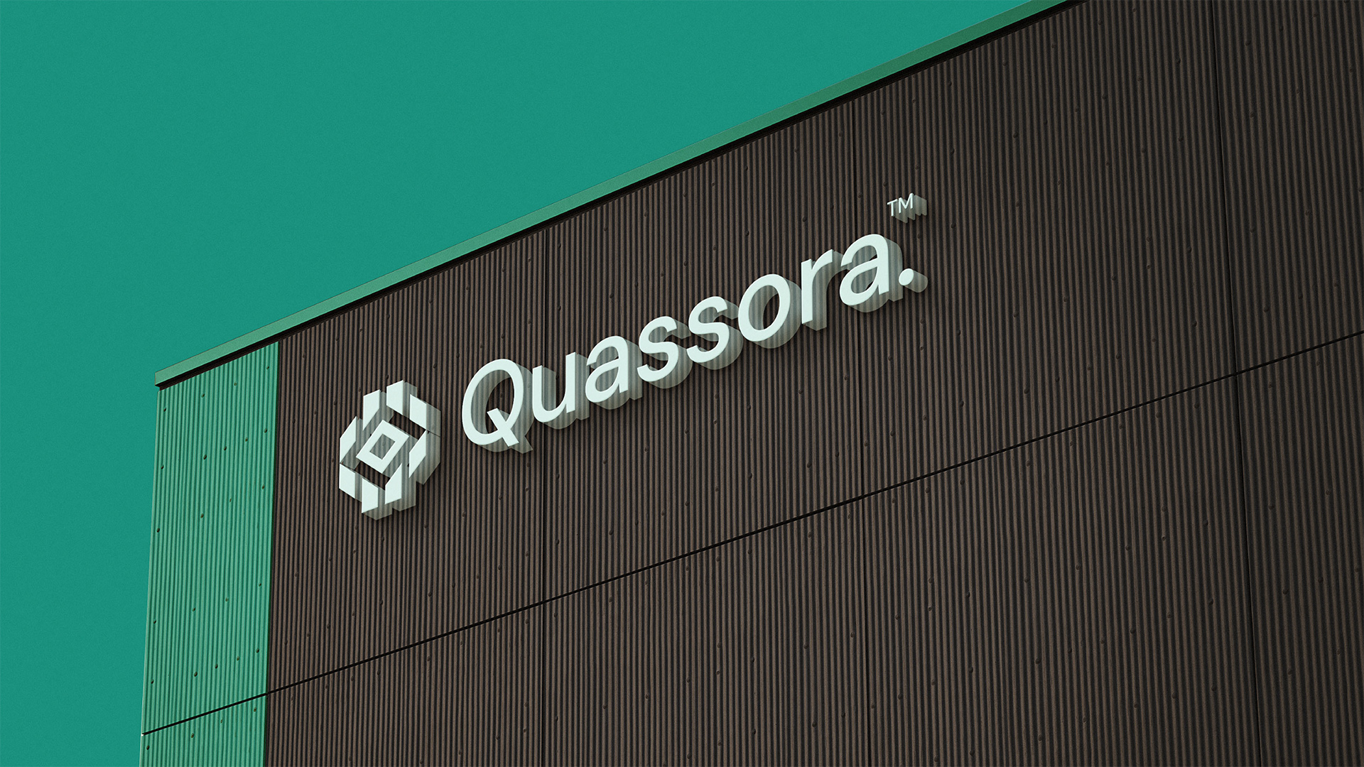 Quassora IT科技初創(chuàng)公司logo設(shè)計(jì)視覺識(shí)別vi設(shè)計(jì)，芯片與編碼元素