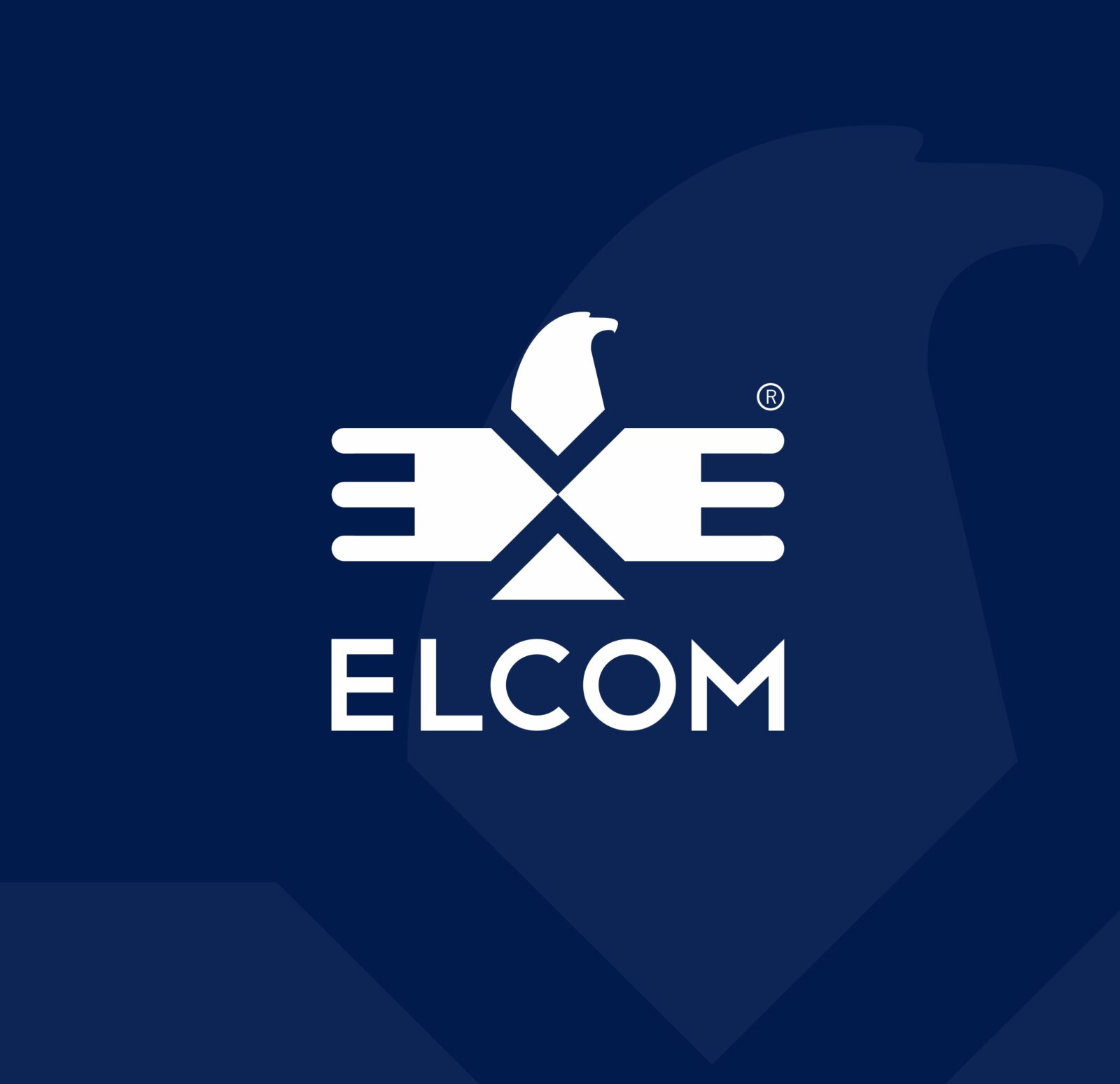 Elcom 機(jī)電電子元件品牌logo設(shè)計(jì)網(wǎng)站設(shè)計(jì)，專業(yè)清晰產(chǎn)生信任