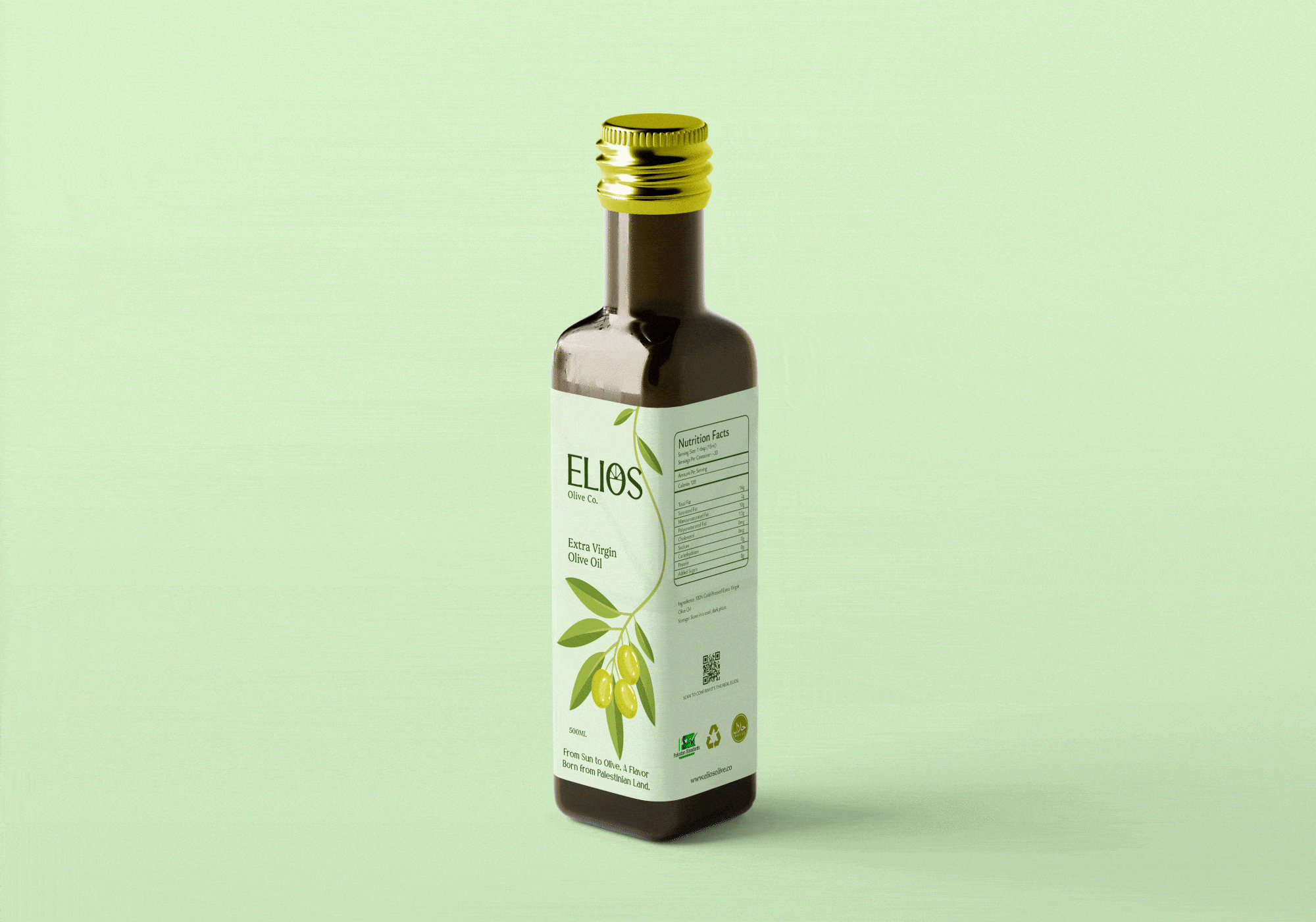Elios代表文化和傳統橄欖油品牌logo設計包裝設計,自然清新風格 Elios代表文化和傳統橄欖油品牌logo設計包裝設計,自然清新風格