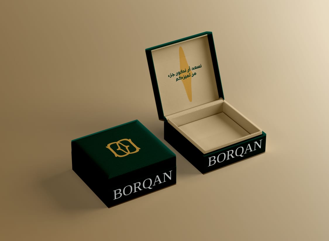Borqan珠寶品牌logo形象設(shè)計,兩個字母B合并負空間星形 Borqan珠寶品牌logo形象設(shè)計,兩個字母B合并負空間星形