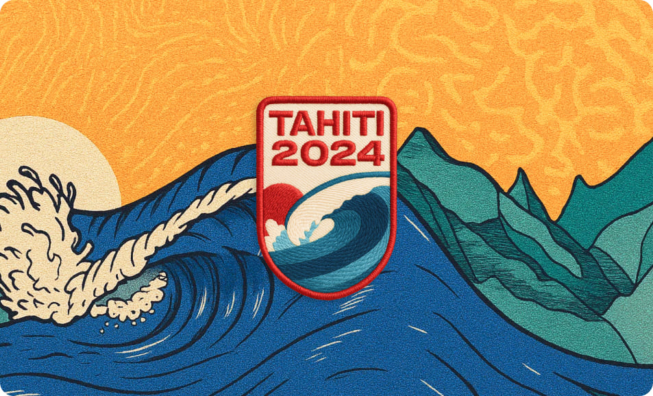 世界沖浪聯(lián)盟Teahupo''''''''o 2024 年WSL奧運(yùn)服裝品牌視覺設(shè)計(jì)-上海品牌設(shè)計(jì)公司