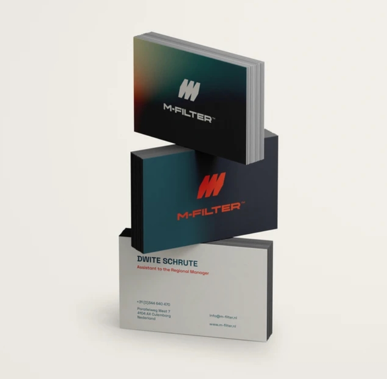 M-Filter 過濾技術(shù)專家品牌視覺形象設(shè)計與M字母logo設(shè)計-上海logo設(shè)計公司-尚略