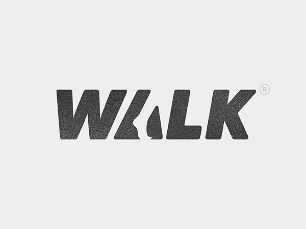 9.walk負(fù)空間標(biāo)志logo設(shè)計