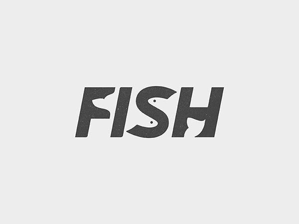 13.魚類負(fù)空間標(biāo)志logo設(shè)計