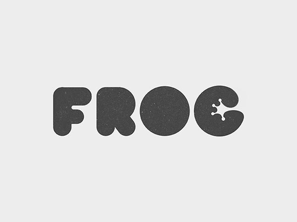 7.青蛙負(fù)空間類型logo設(shè)計