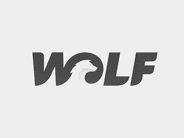 1.狼負(fù)空間瑜伽logo設(shè)計