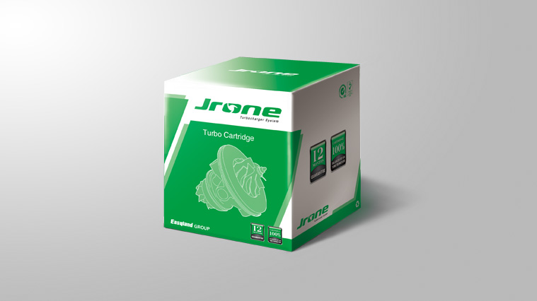 JRONE勁朗渦輪增壓器汽配包裝設(shè)計(jì)
