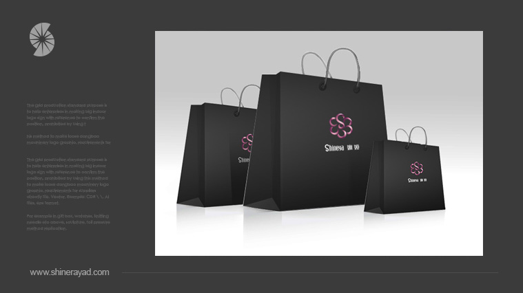嫻婭高級定制女裝服飾LOGO設計手提袋設計-上海LOGO設計公司