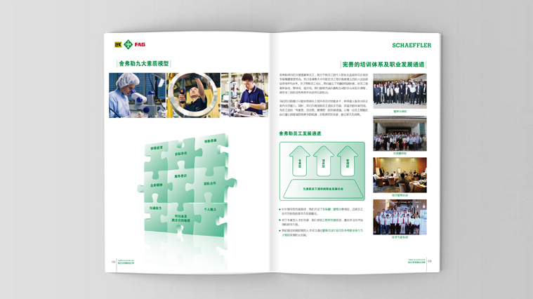 舍弗勒集團招聘宣傳冊設(shè)計-上海工業(yè)品畫冊設(shè)計公司