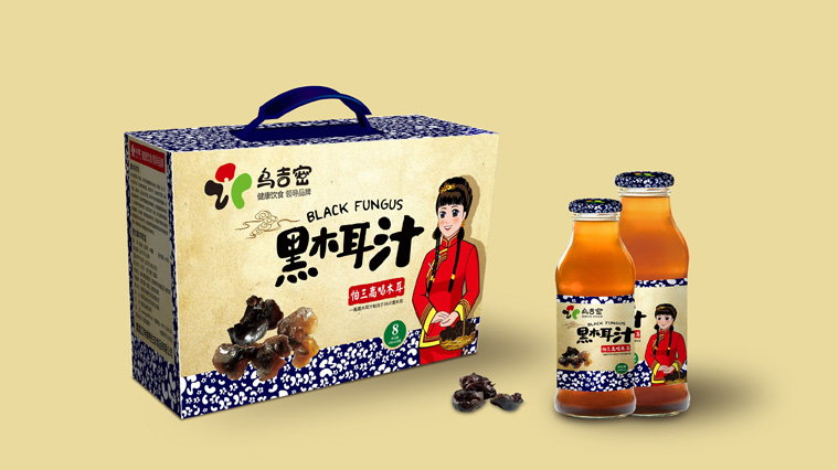 烏吉密黑木耳汁農(nóng)產(chǎn)品包裝設(shè)計(jì)-上海農(nóng)產(chǎn)品包裝設(shè)計(jì)案例