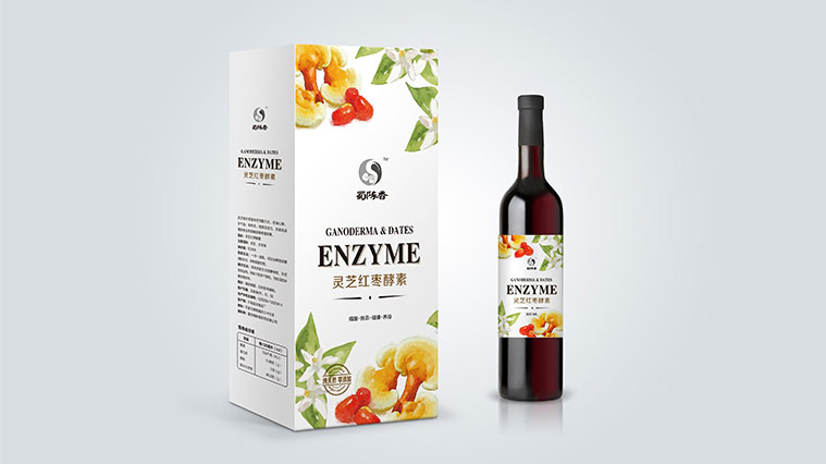 蜀陳香水果酵素禮盒紅酒裝包裝設(shè)計(jì)-上海保健品包裝設(shè)計(jì)公司