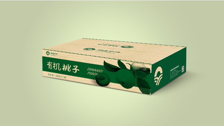 14涌禾農(nóng)場農(nóng)產(chǎn)品包裝設計-桃子水果包裝設計-上海品牌全案策劃設計公司