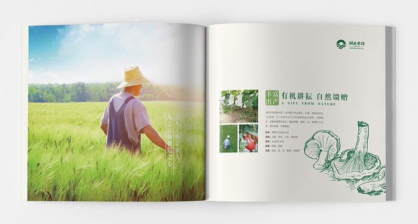 涌禾農(nóng)場企業(yè)宣傳畫冊策劃設(shè)計-上海畫冊設(shè)計公司