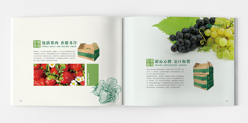 涌禾農(nóng)場企業(yè)宣傳畫冊策劃設(shè)計-上海畫冊設(shè)計公司