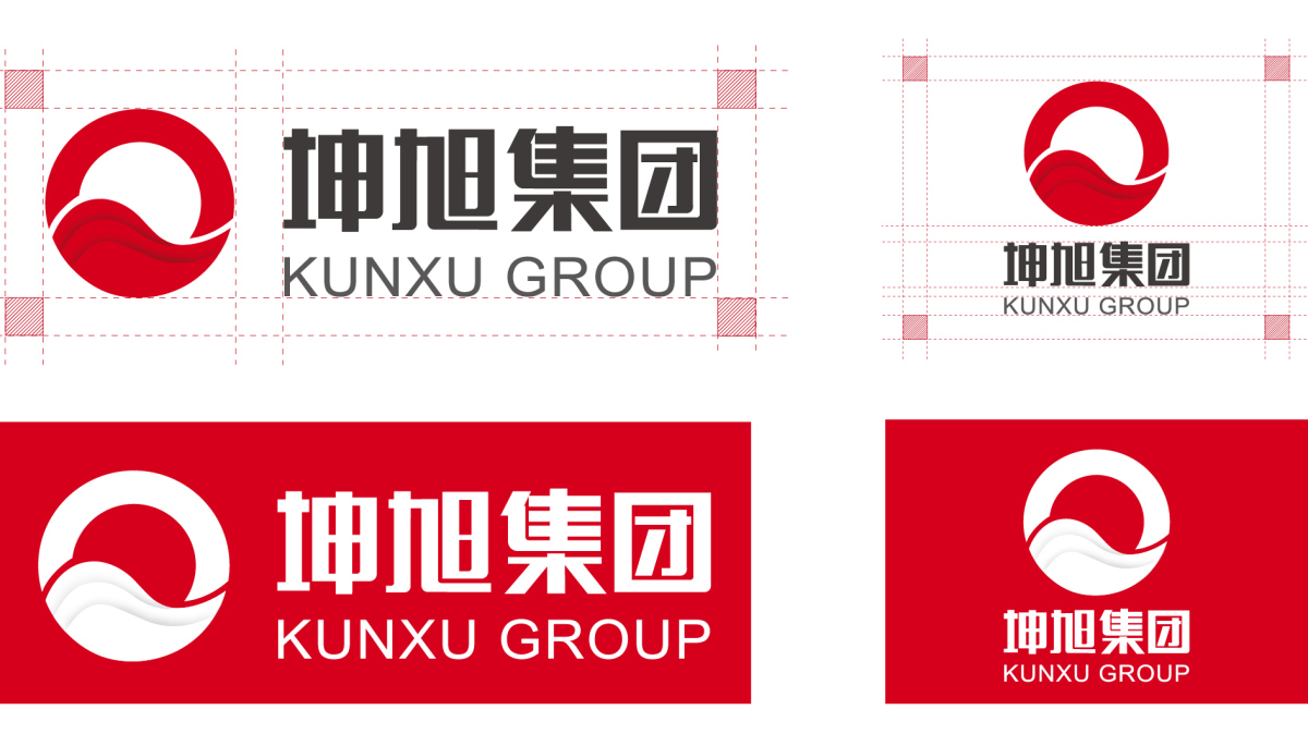 坤旭集團(tuán)企業(yè)文化MI策劃建設(shè)與公司llogo設(shè)計(jì)vi設(shè)計(jì)，濃濃中國(guó)風(fēng)