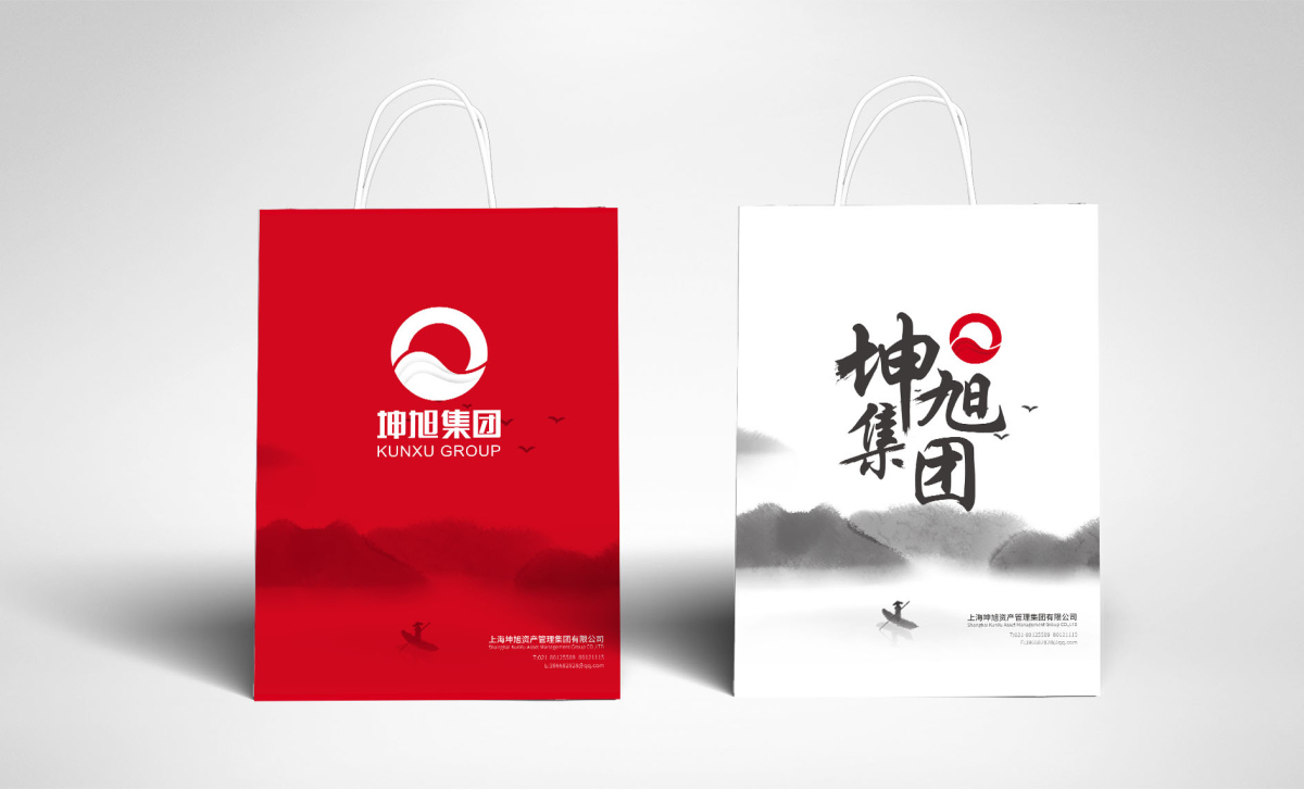 坤旭集團(tuán)企業(yè)文化MI策劃建設(shè)與公司llogo設(shè)計(jì)vi設(shè)計(jì)，濃濃中國(guó)風(fēng)