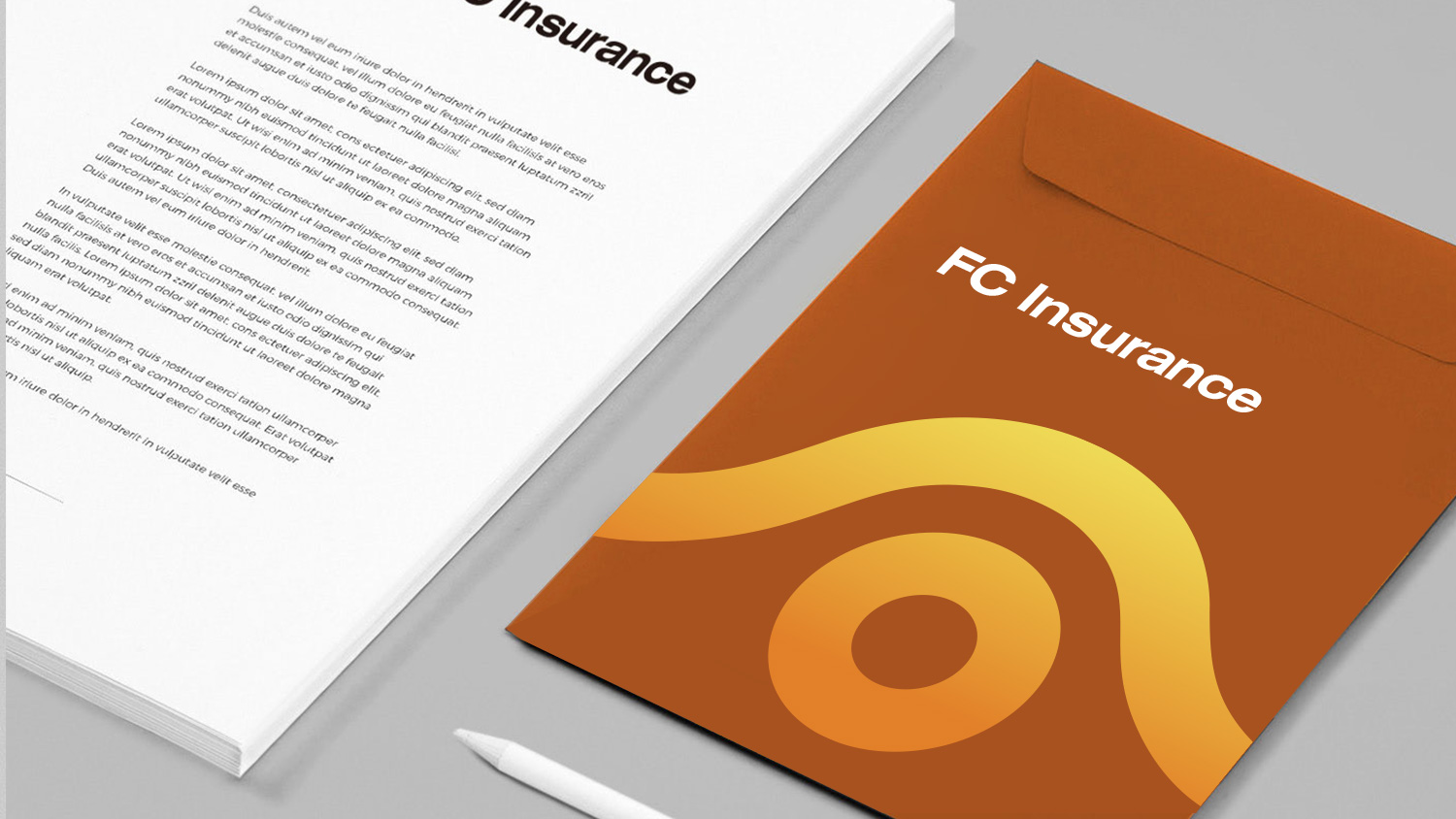 FC Insurance 保險logo設(shè)計vi設(shè)計提案