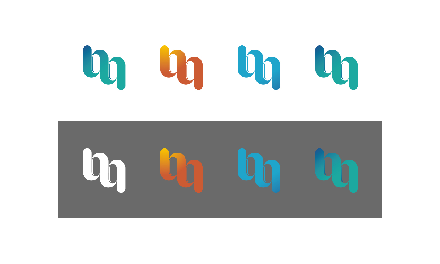 Megene 彌因生物醫(yī)藥科技公司logo設(shè)計(jì)“字母M+基因”元素
